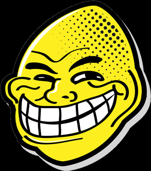 Trollface Meme Icon PNG