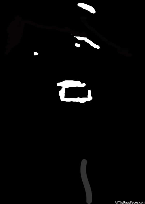 Trollface Meme Silhouette PNG