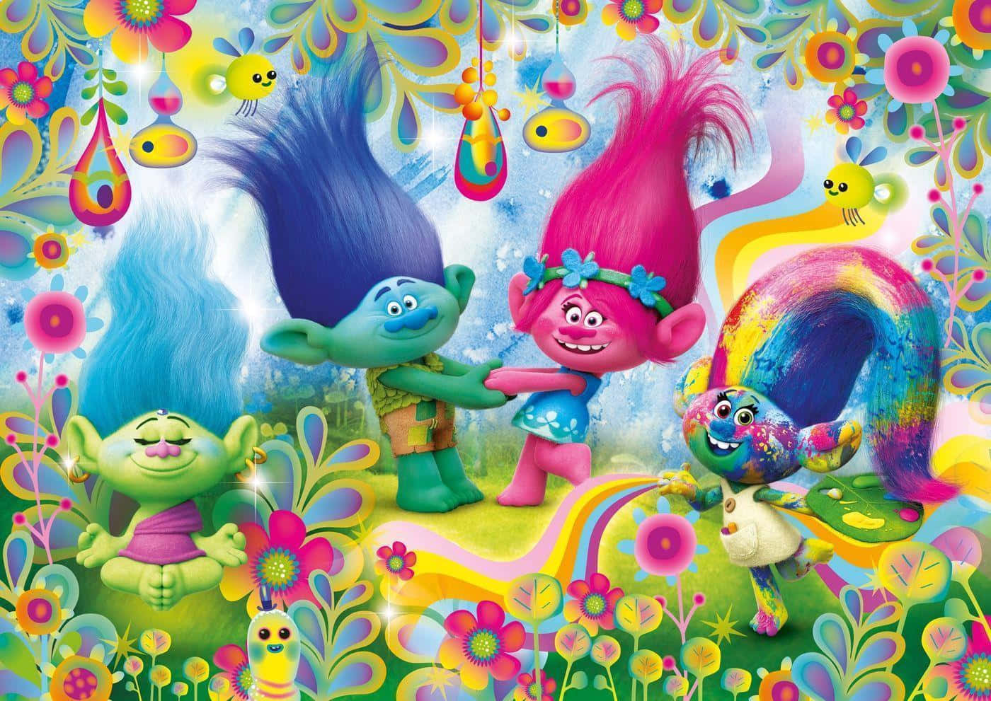 Enjoy The Beauty of The Colorful Trolls