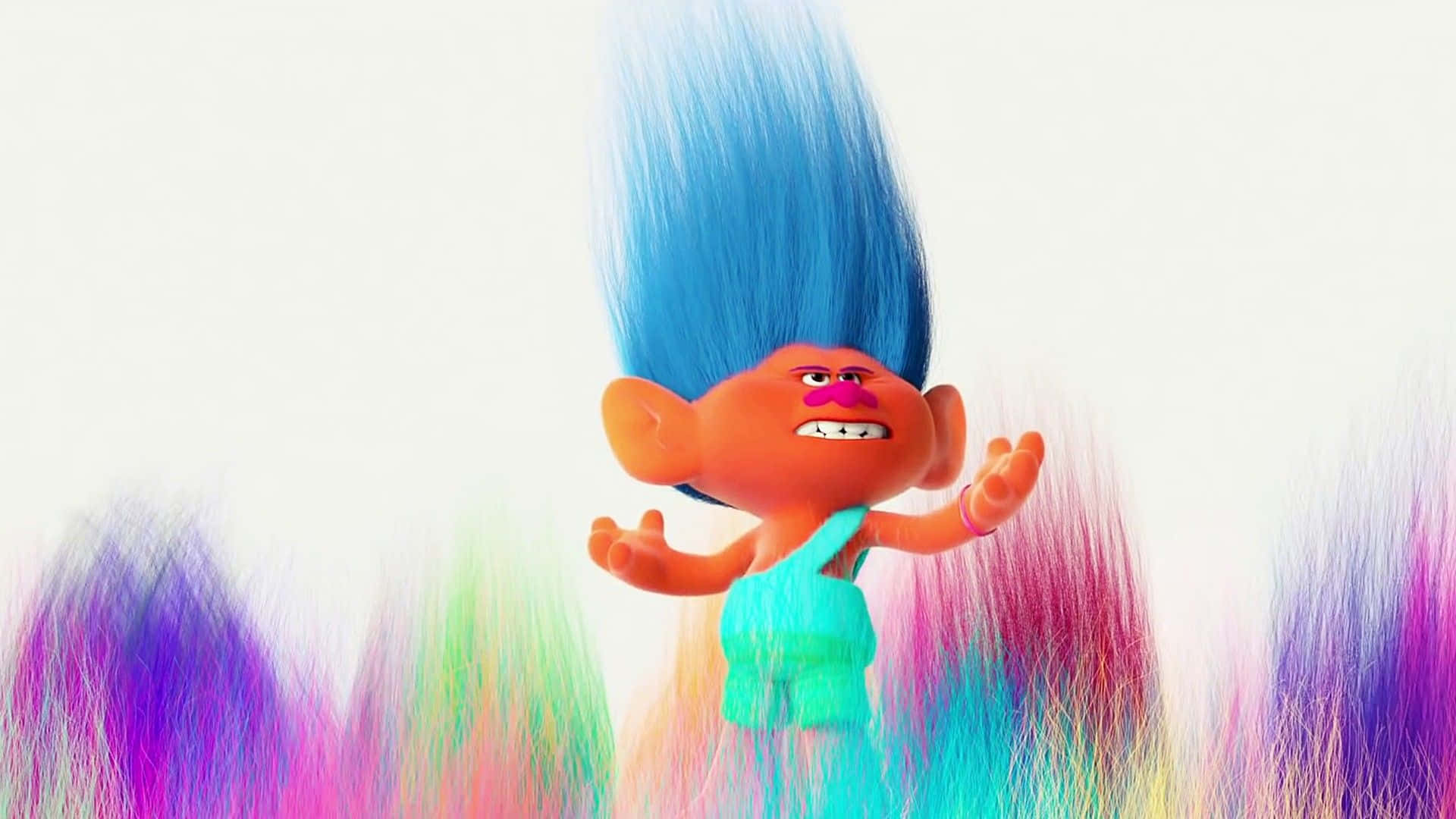 Celebrate the positive vibes with the trolls!