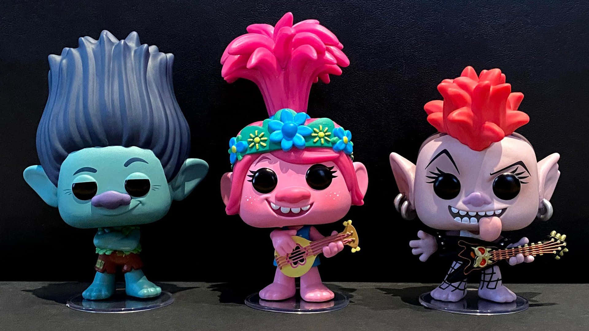 The colorful world of the delightful Trolls