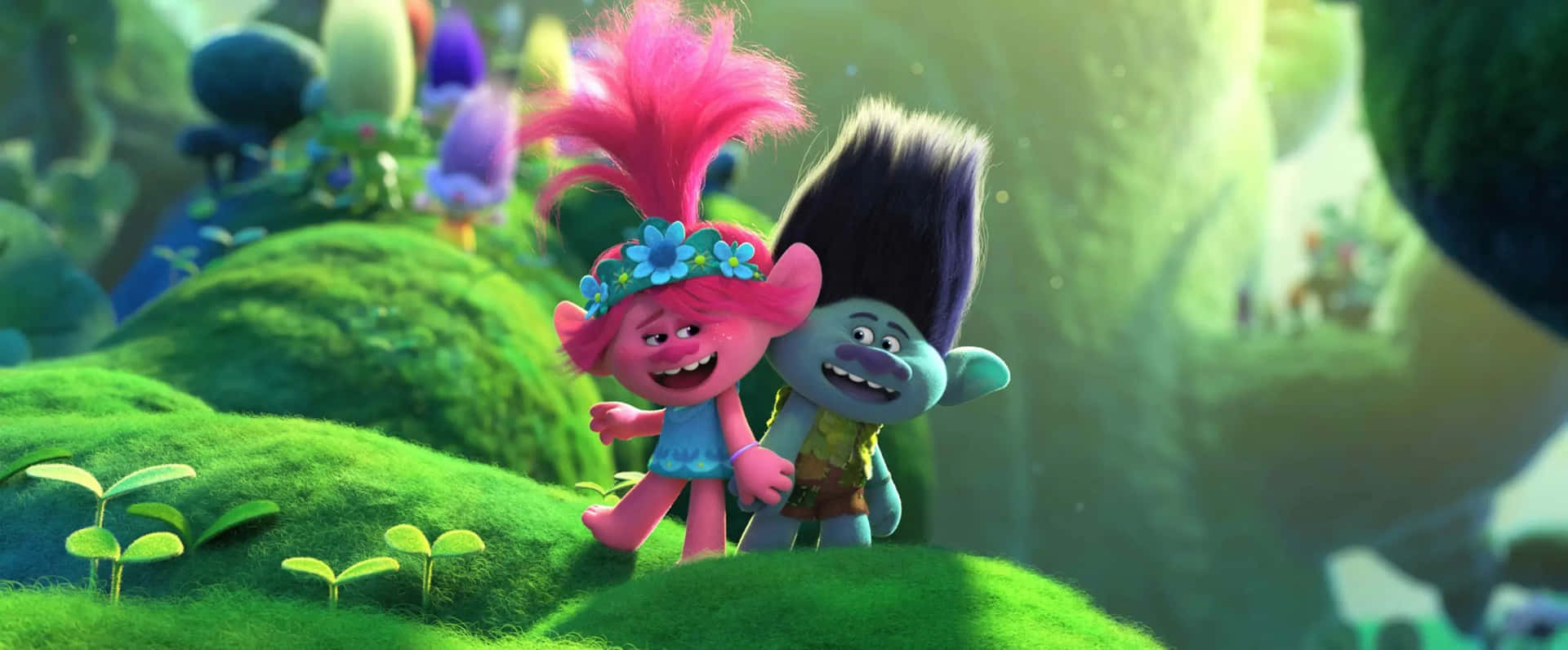 Get ready for the ultimate troll-style holiday with the Trolls World Tour! Wallpaper