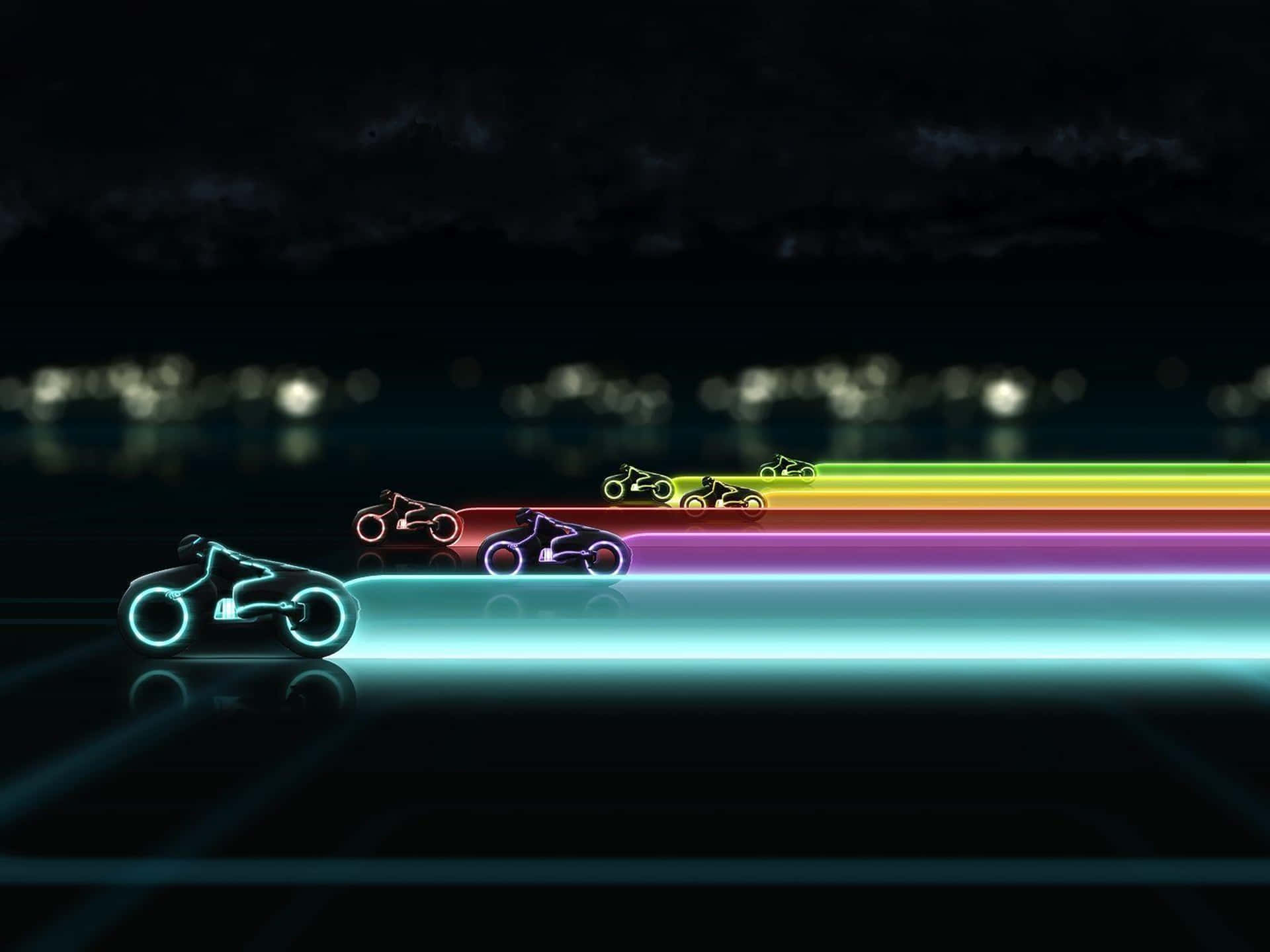 Take a ride in the Grid with Tron 4k Wallpaper