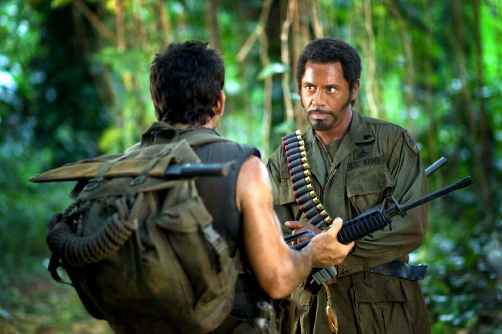 Tropic_ Thunder_ Jungle_ Standoff Wallpaper