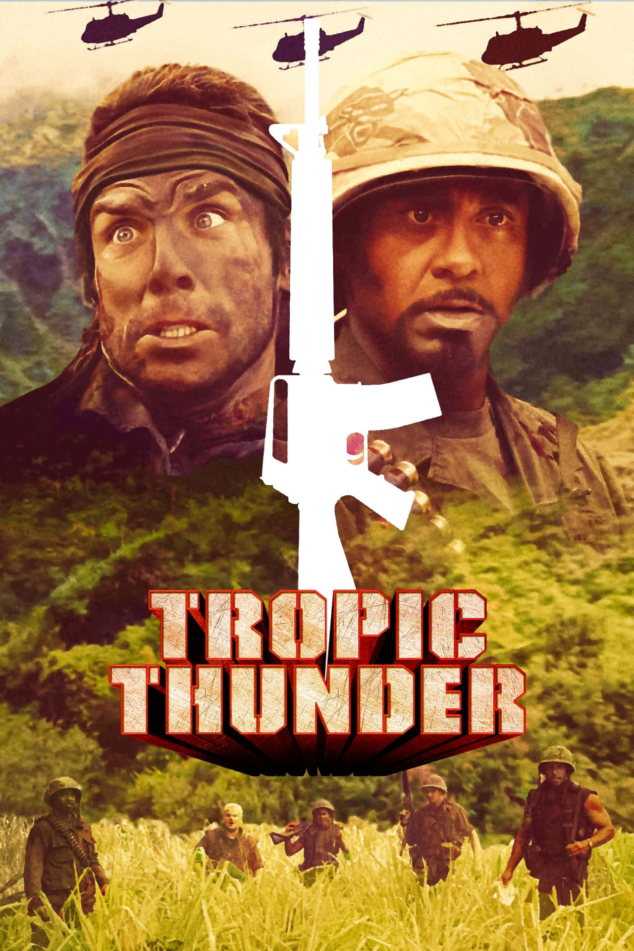 Tropic Thunder Film Poster Achtergrond