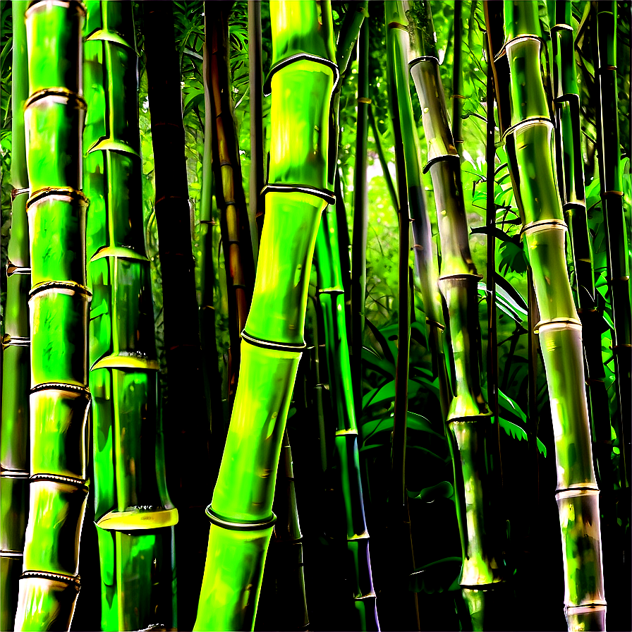 Tropical Bamboo Forest Png Inq PNG