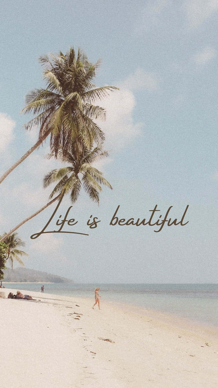 Tropical_ Beach_ Life_ Is_ Beautiful Wallpaper