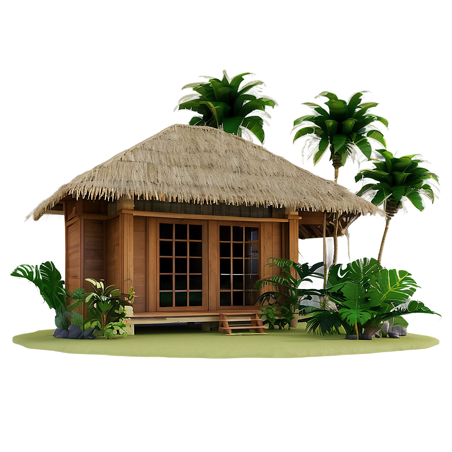 Tropical Bungalow Paradise Png 19 PNG