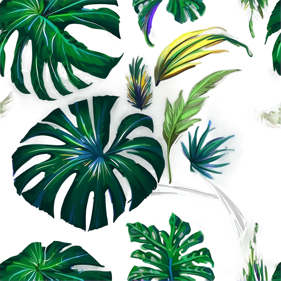 Tropical Floral Pattern Png Pwq78 PNG