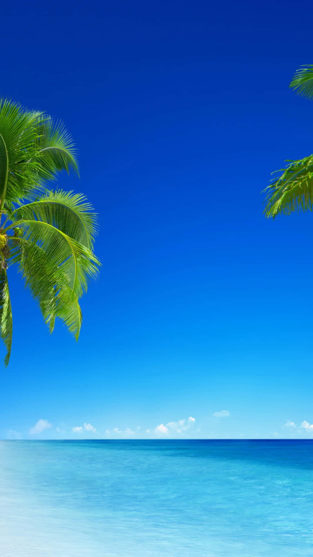 Unwind and Recharge on a picturesque Tropical Island Wallpaper