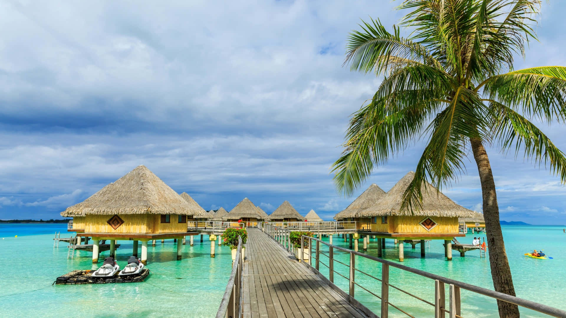 Machensie Urlaub Auf Einer Tropischen Insel-paradies Wallpaper