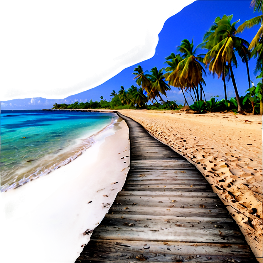 Tropical Island Beach Path Png Mtr97 PNG