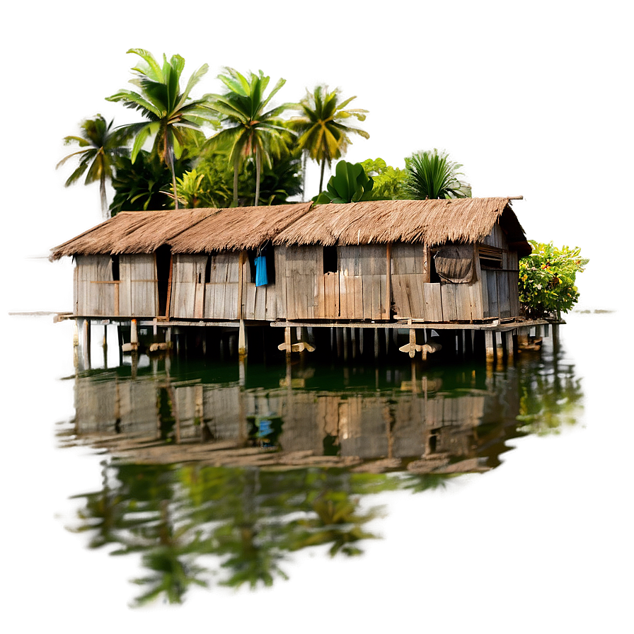 Tropical Island Fishing Village Png 33 PNG