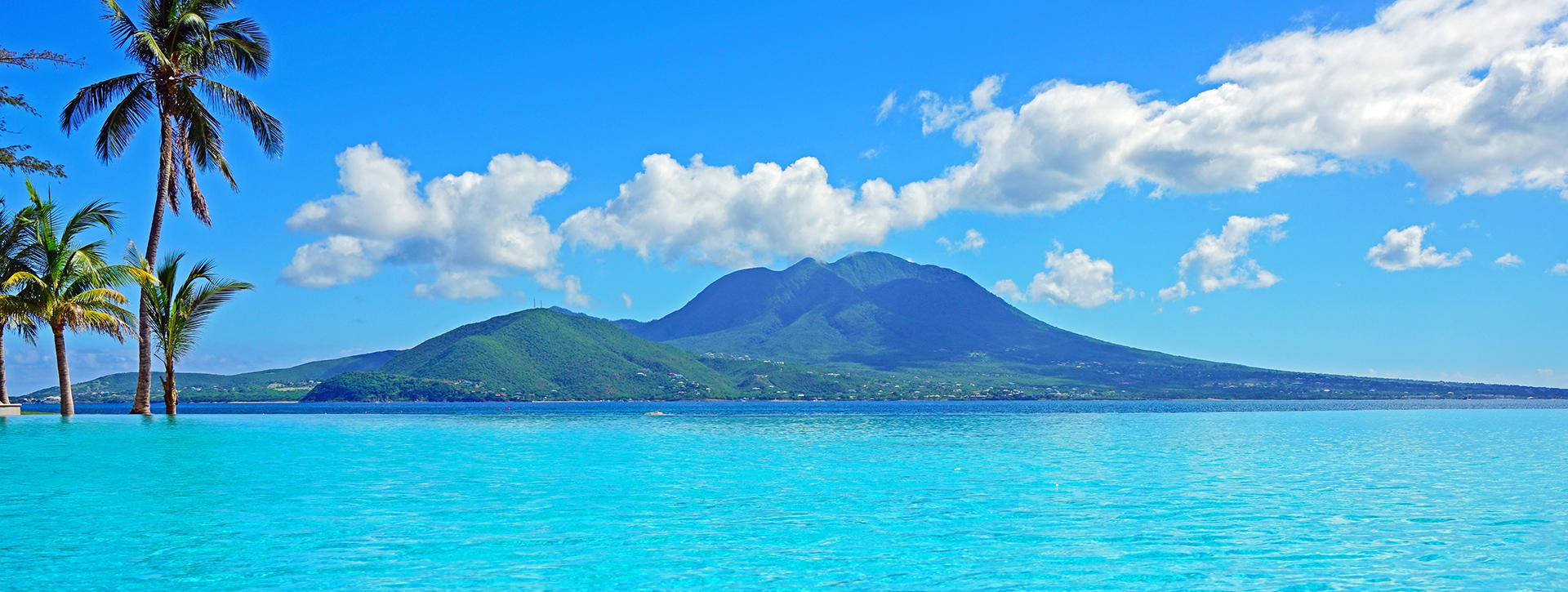 Tropisk ø i St. Kitts og Nevis Wallpaper