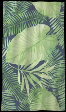 Tropical Leaves Pattern PNG