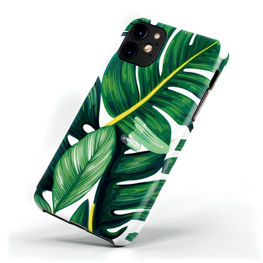 Tropical Leaves Phone Case Png 32 PNG