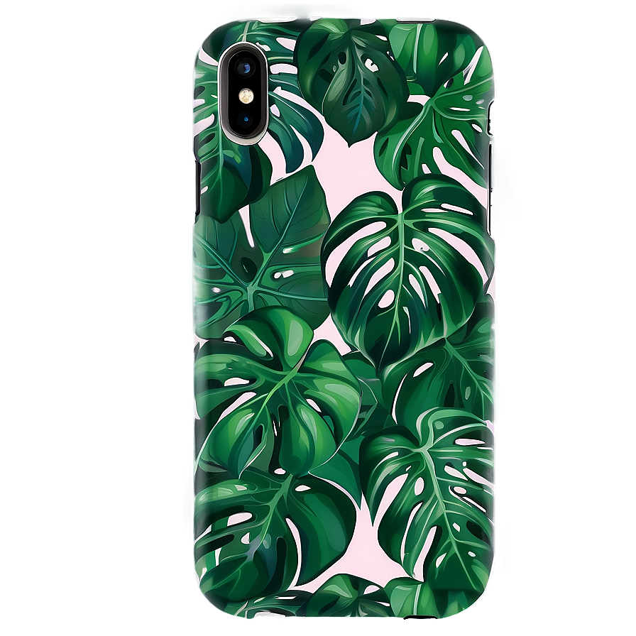 Tropical Leaves Phone Case Png Wuy PNG