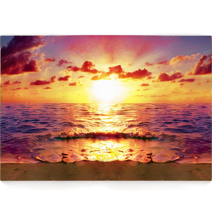 Tropical Ocean Sunset Png 81 PNG
