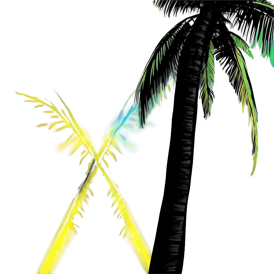 Tropical Palm Silhouette Png Iyx11 PNG