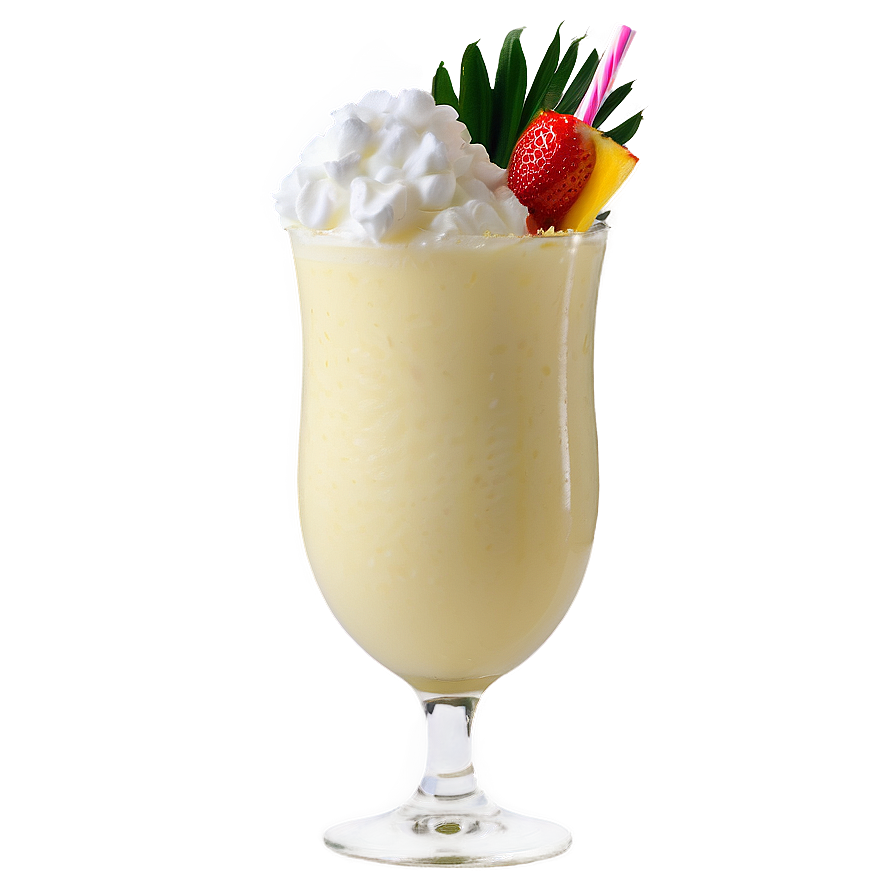 Tropical Pina Colada Serving Png Qju42 PNG
