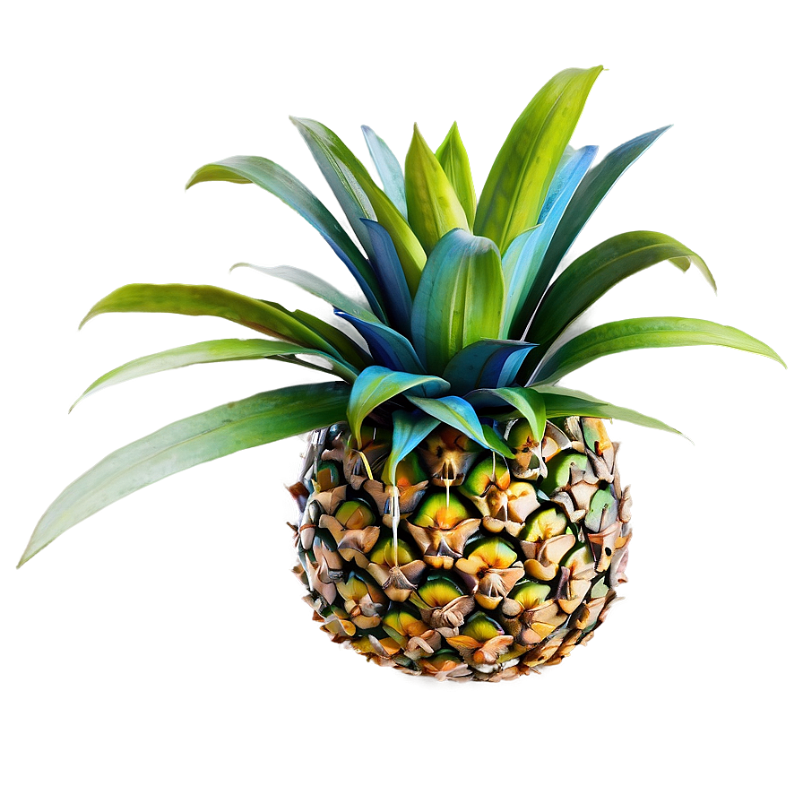 Tropical Pineapple Png 05032024 PNG