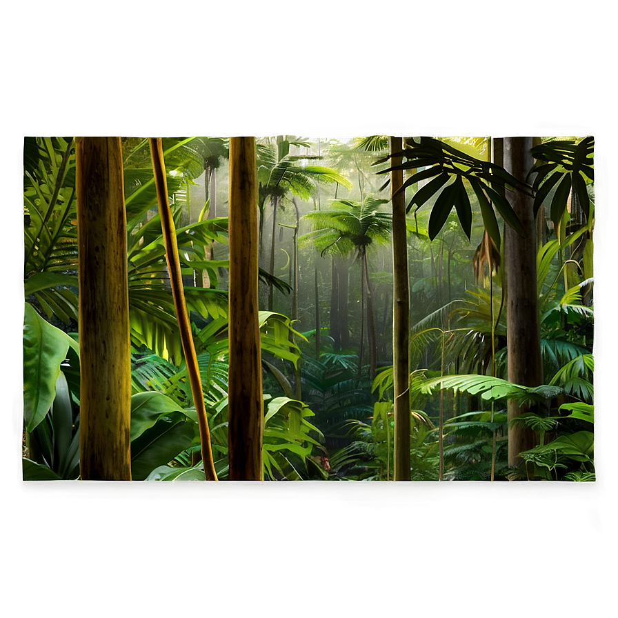 Download Tropical Rainforest View Png Nes91 | Wallpapers.com