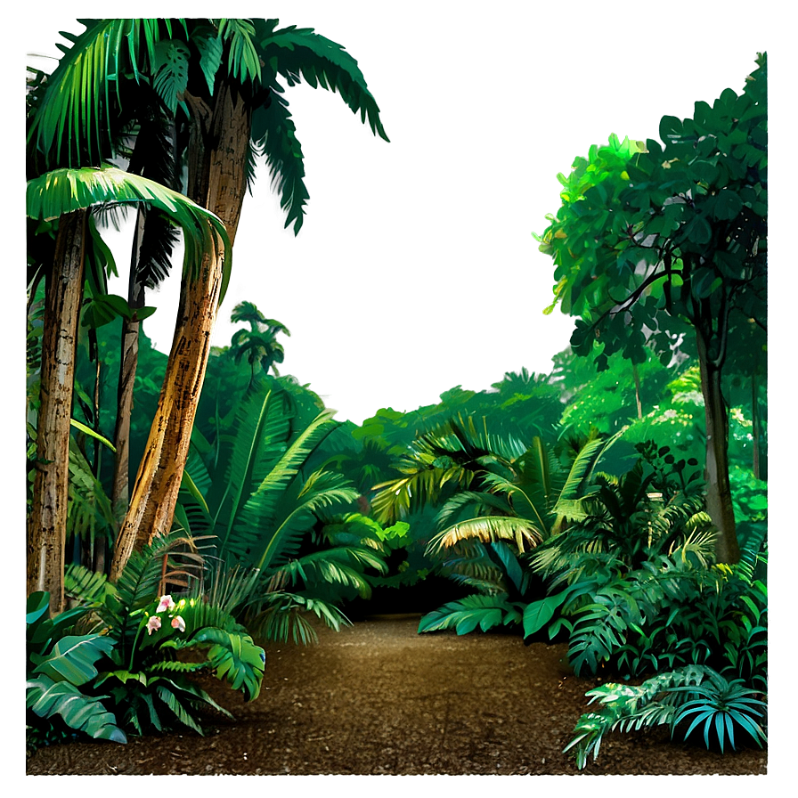 Tropical Rainforest View Png Xlq44 PNG