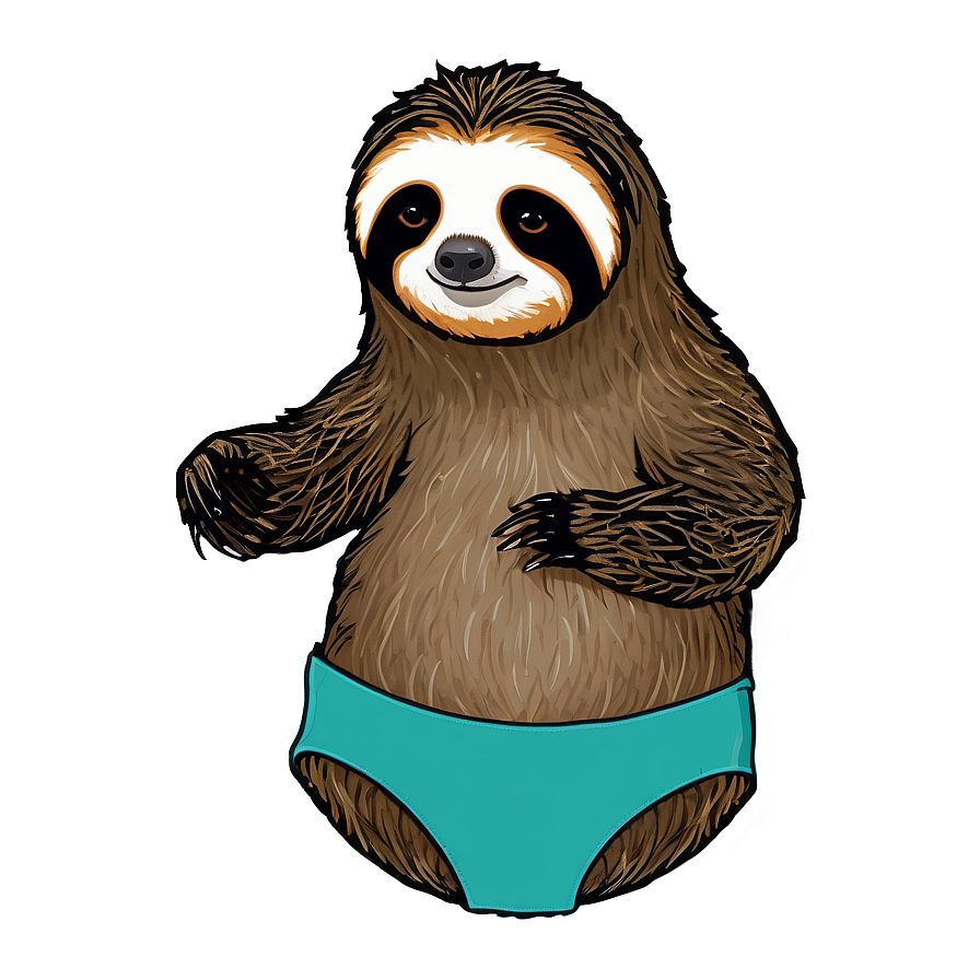 Download Tropical Sloth Png Hfd | Wallpapers.com