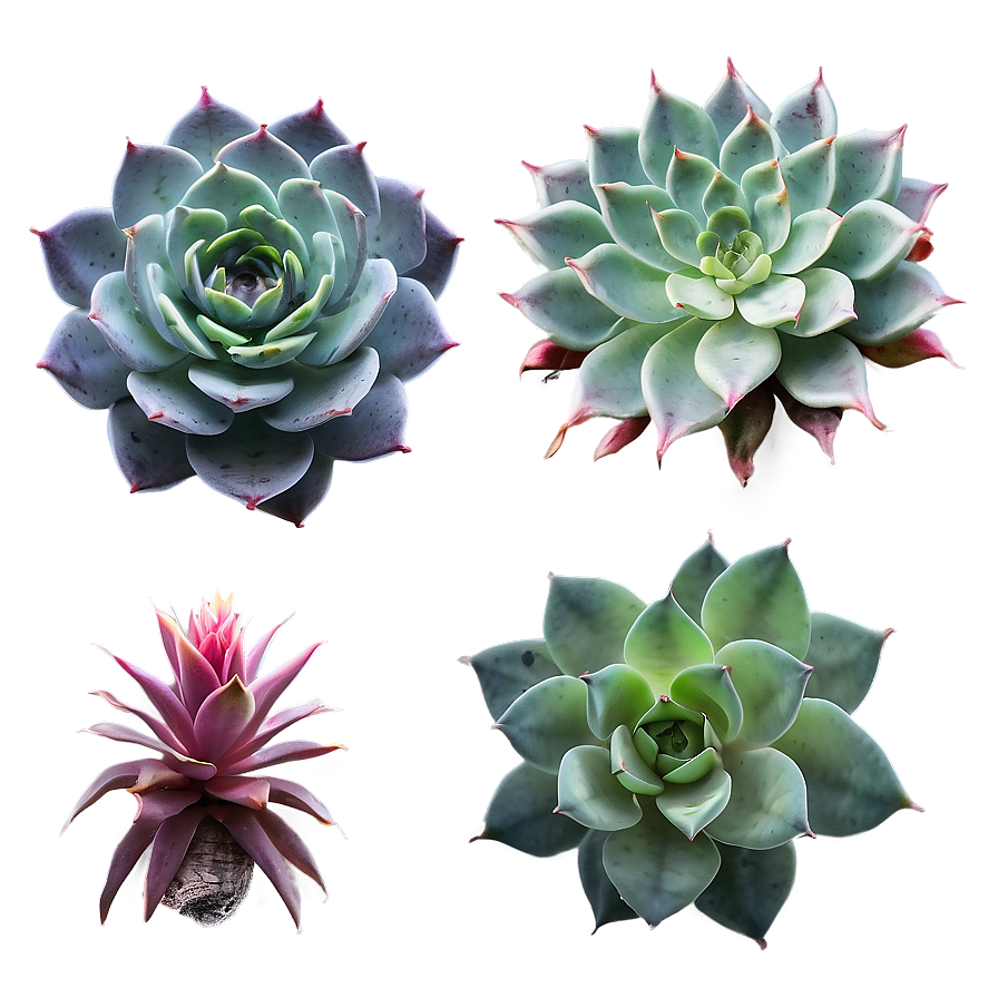 Tropical Succulents Selection Png Sud69 PNG