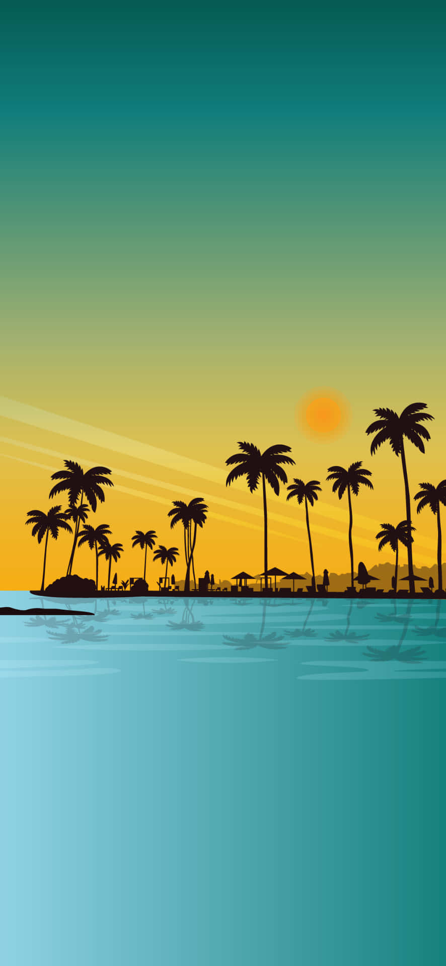 Tropical Themed Background Image Picture