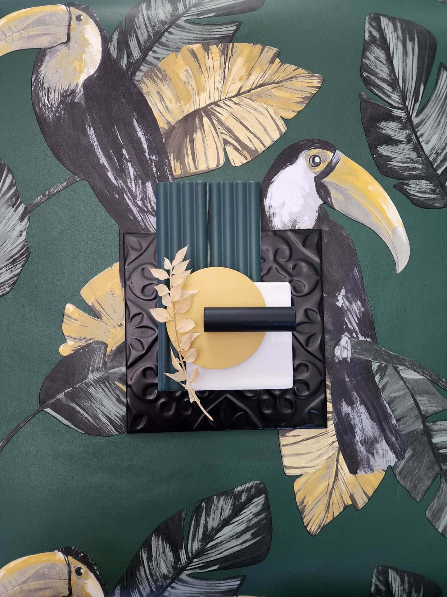 Tropical Toucan Wallpaper Design Wallpaper