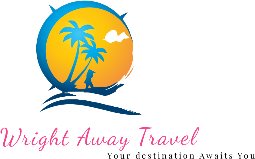 Tropical Travel Logo Design PNG