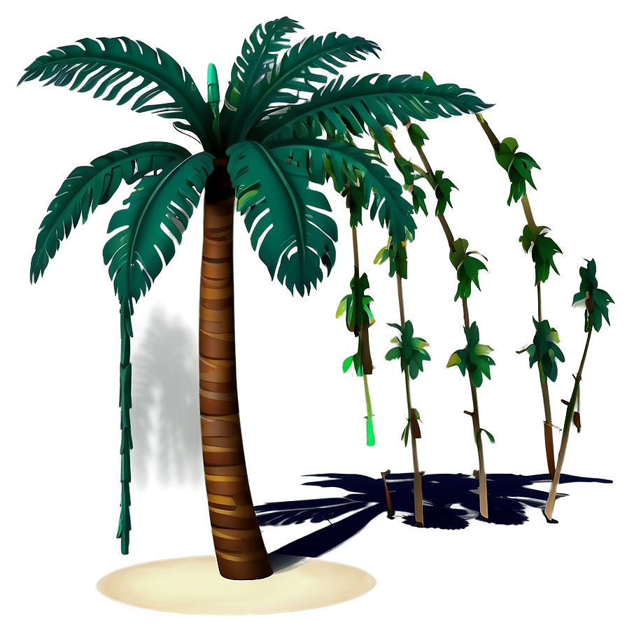 Tropical Tree Shadow Png Csq PNG