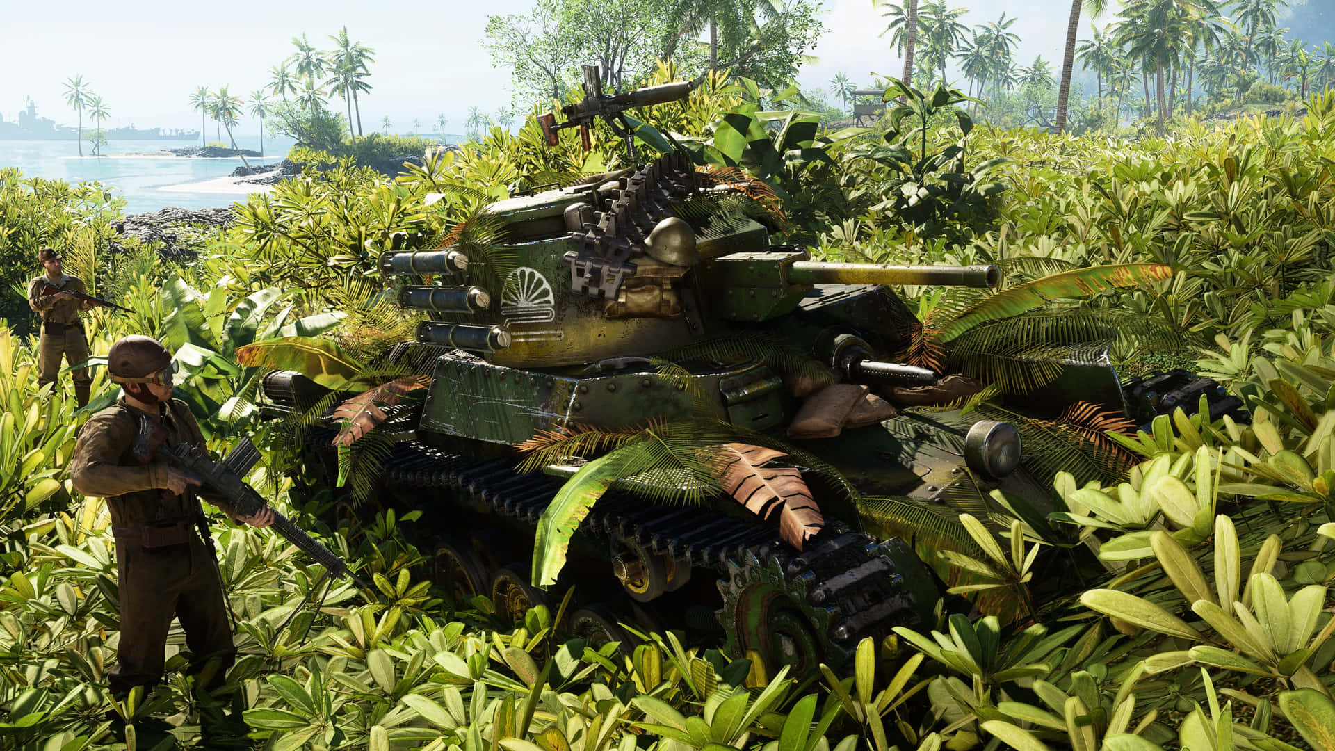 Tropical_ Warfare_ Scene_ B F V Wallpaper