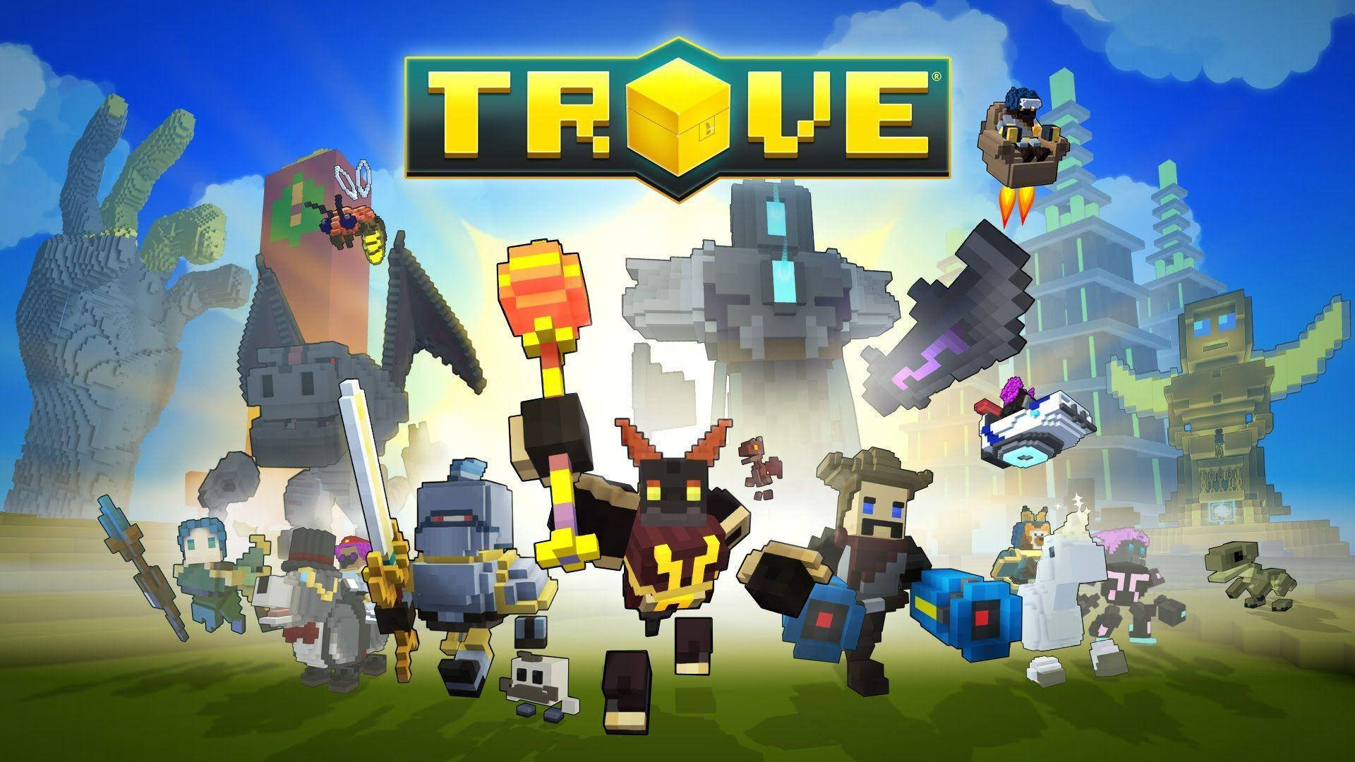 Trove Game Poster Background