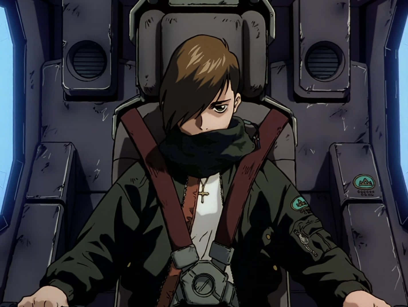 Trowa Barton, a skilled pilot and performer from Gundam Wing Wallpaper