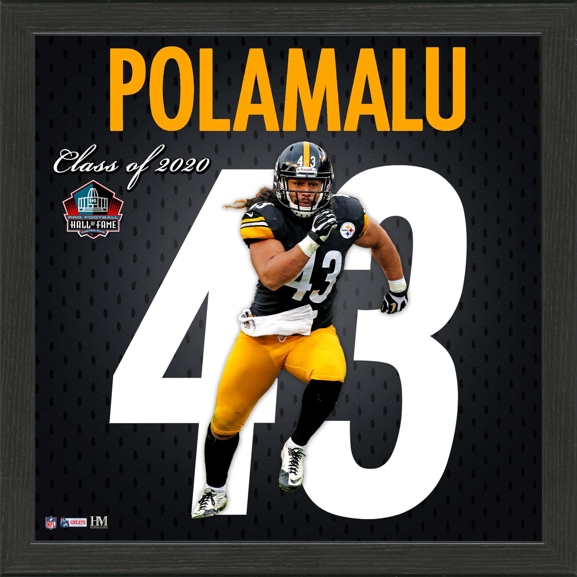 NFL Superstjerne Troy Polamalu klæde op din skrivebord Wallpaper
