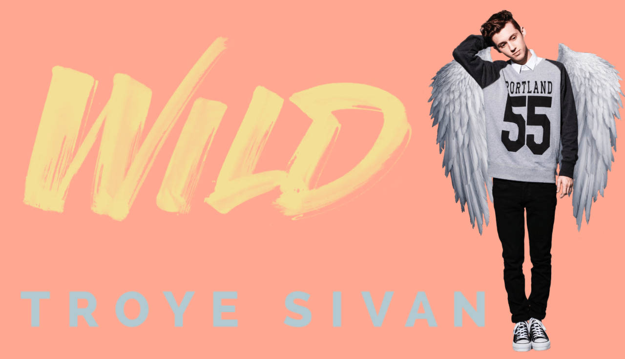 Troye Sivan Wild Fan Art Postertapet Wallpaper