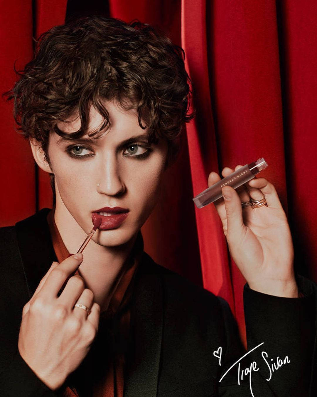 Download Troye Sivan X Perfect Diary Cosmetics Wallpaper ...