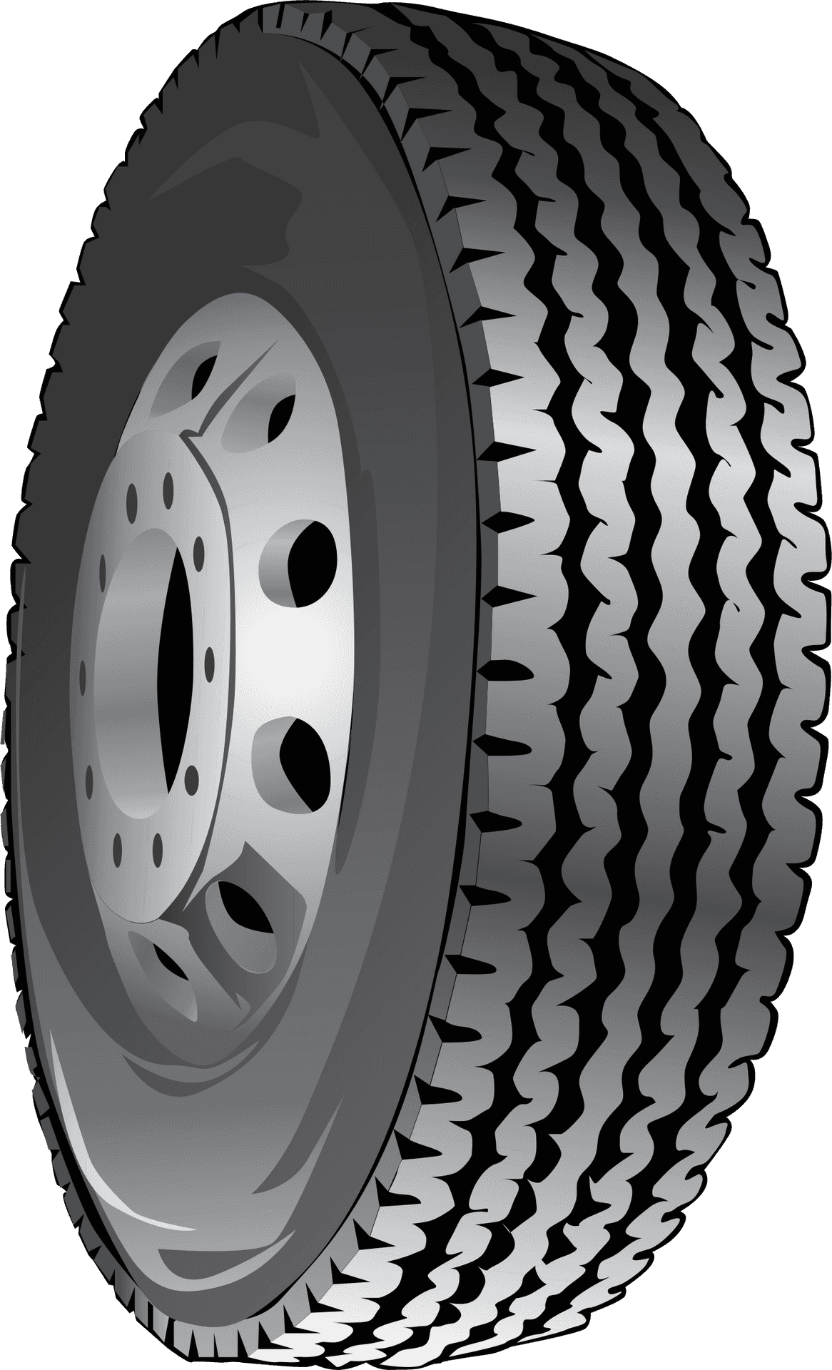 Truck Tire Illustration.png PNG
