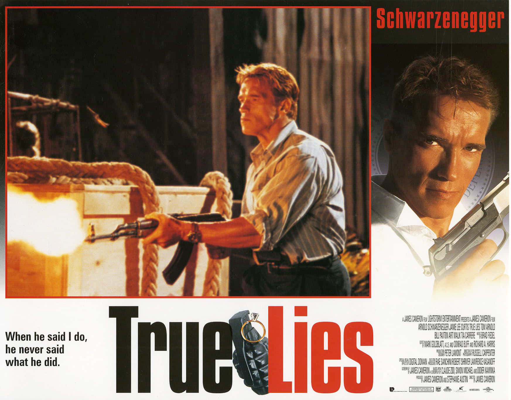 true lies movie poster