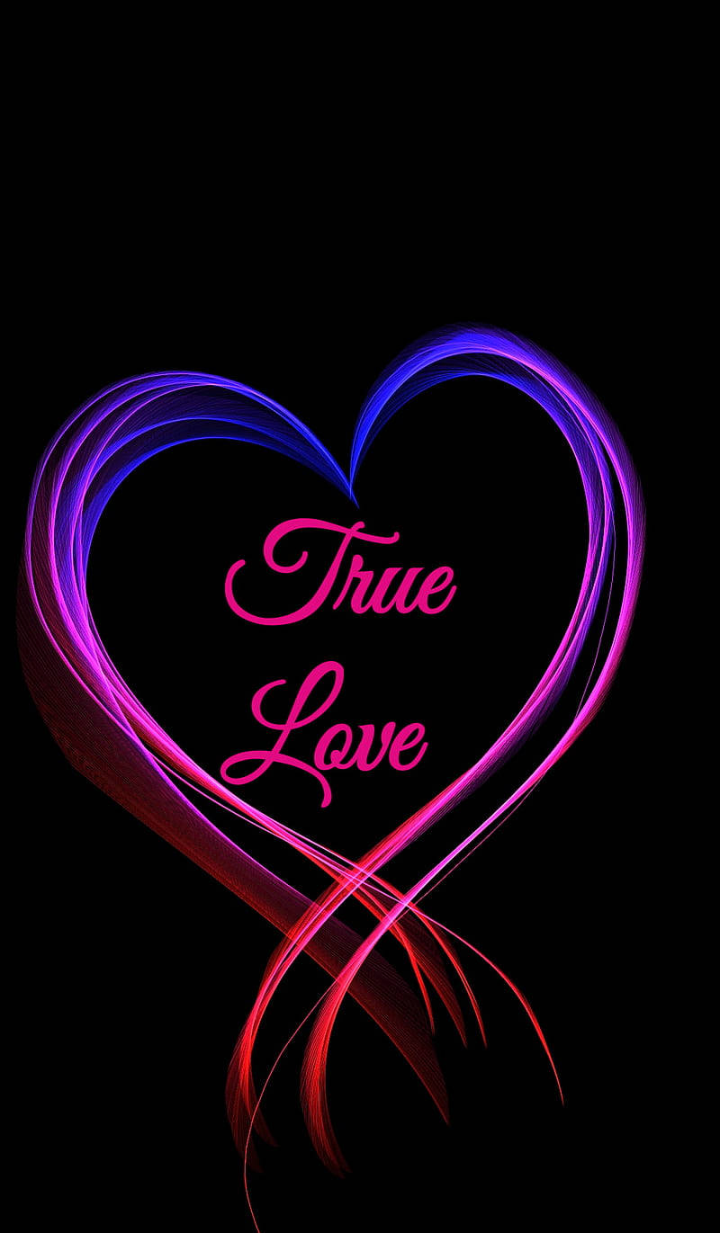 Download True Love Heart Lights Wallpaper 