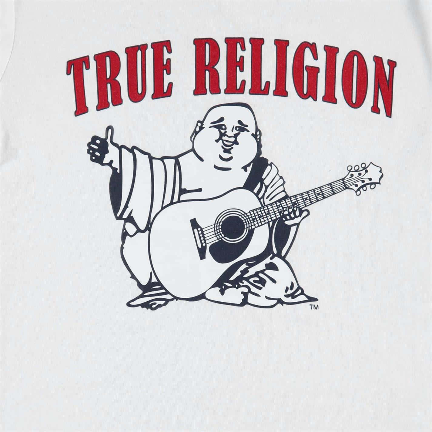 True Religion redefinerer denim mode med sine markante mønstre. Wallpaper