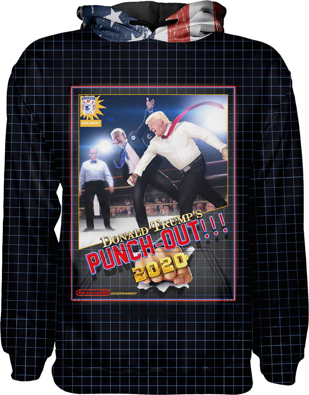 Trump Punch Out2020 Shirt Design PNG