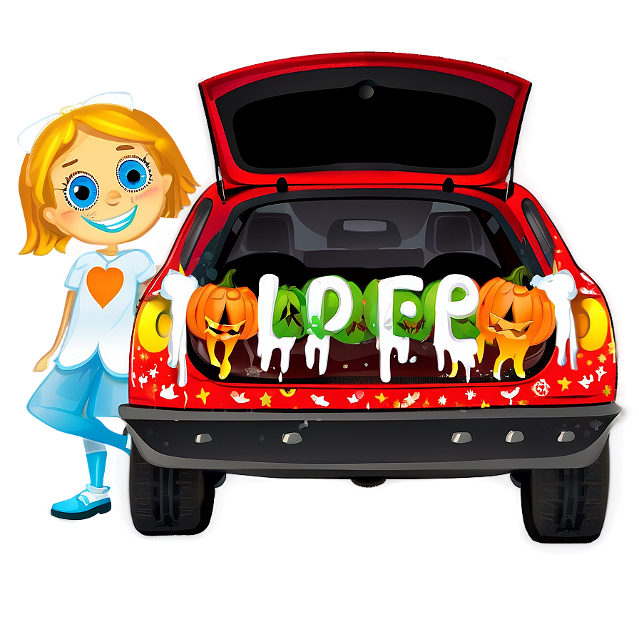 Trunk Or Treat Car Png 06122024 PNG