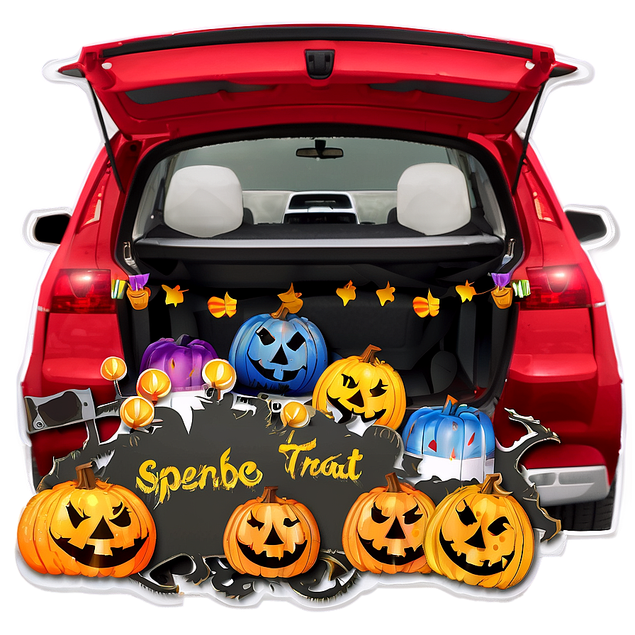 Trunk Or Treat Scene Png Tbk PNG