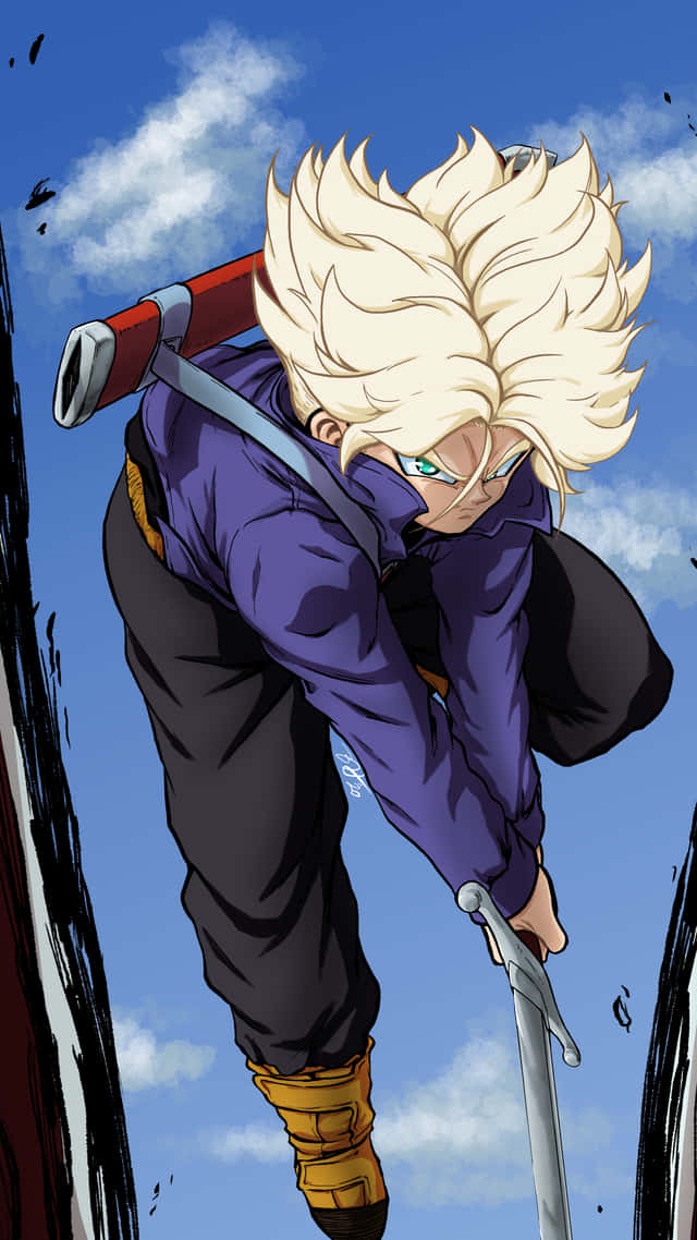 future trunks with sword wallpaper