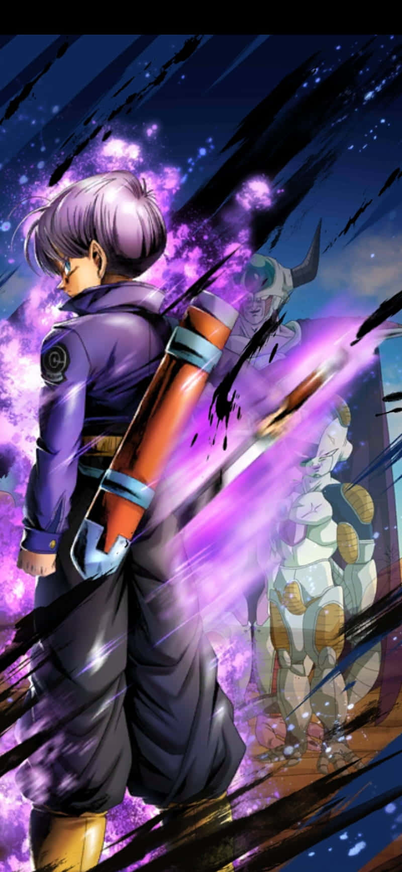 Take control of your day with Trunks Phone Wallpaper