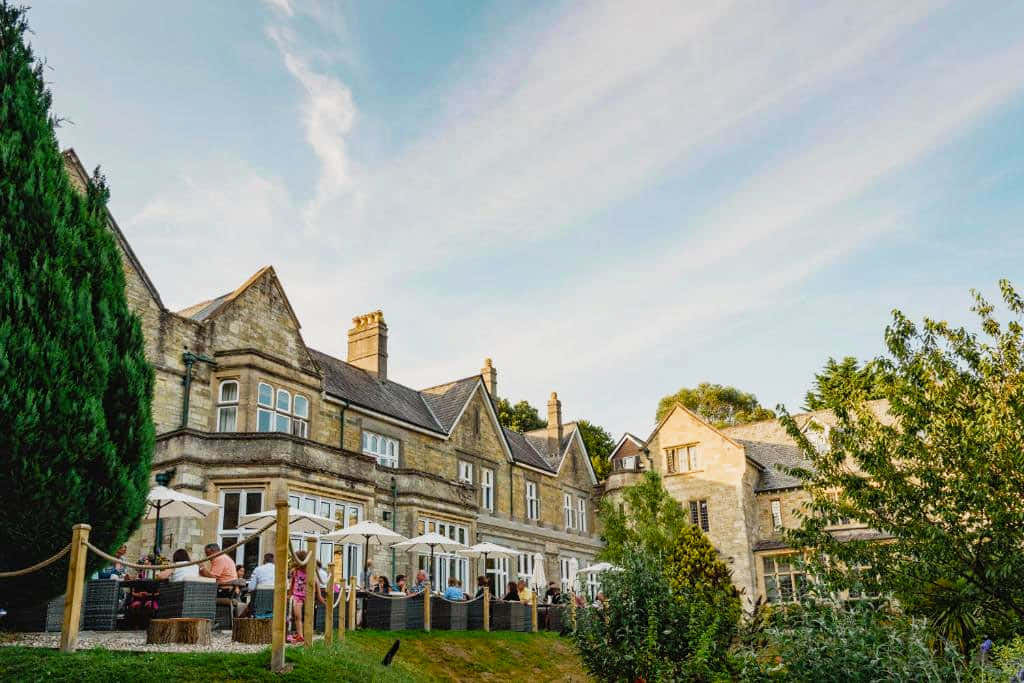 Download Truro Hotel Exterior Summer Evening Wallpaper | Wallpapers.com