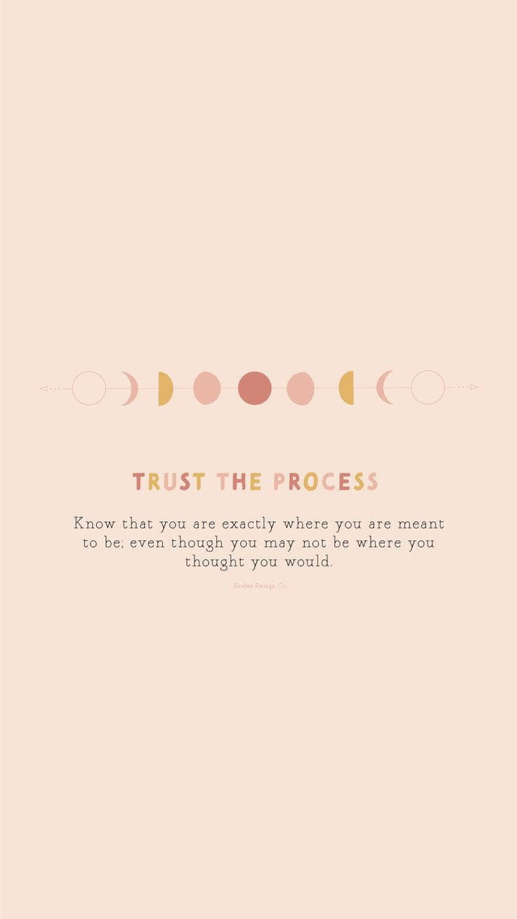 Trust Quote Moon Phases Wallpaper